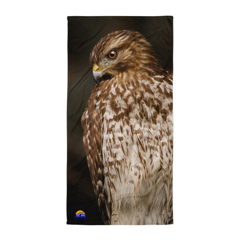 Red Shouldered Hawk Towel - Go Wild Photography [description]  [price]