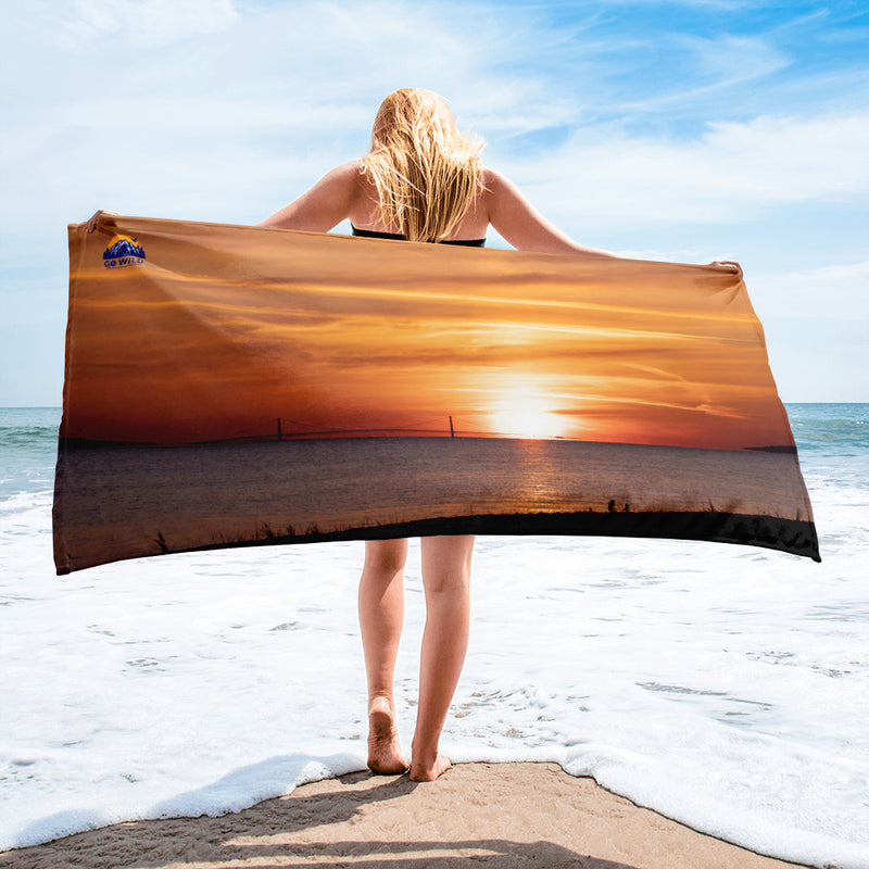 Michigan Sunrise Towel - Go Wild Photography [description]  [price]