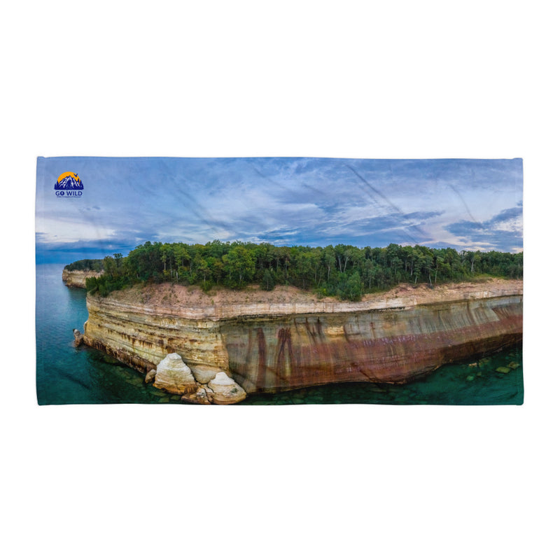 Pictured Rocks National Shoreline Towel - Go Wild Photography [description]  [price]