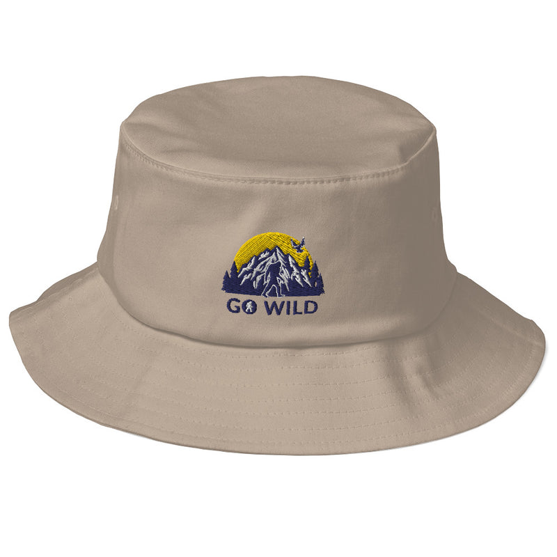 Go Wild Logo Old School Bucket Hat - Go Wild Photography [description]  [price]