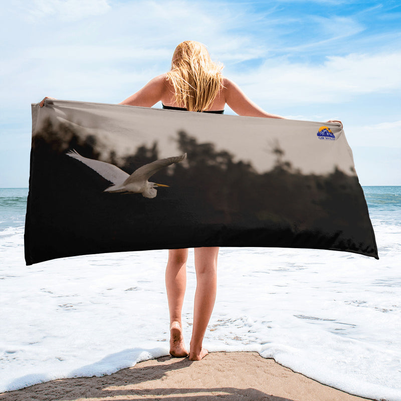 Cattle Egret Towel - Go Wild Photography [description]  [price]