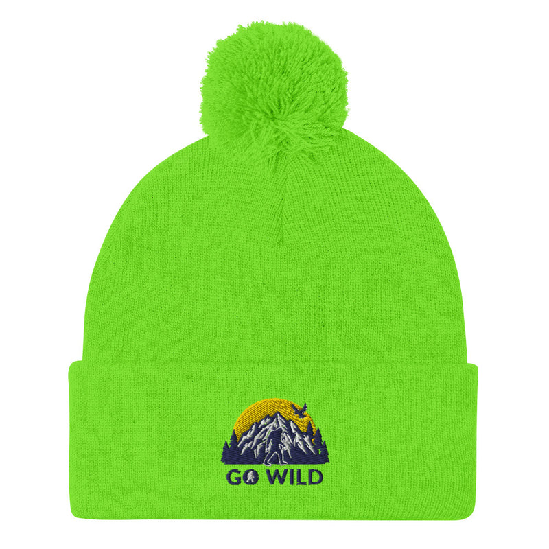 Go Wild Logo Pom-Pom Beanie - Go Wild Photography [description]  [price]