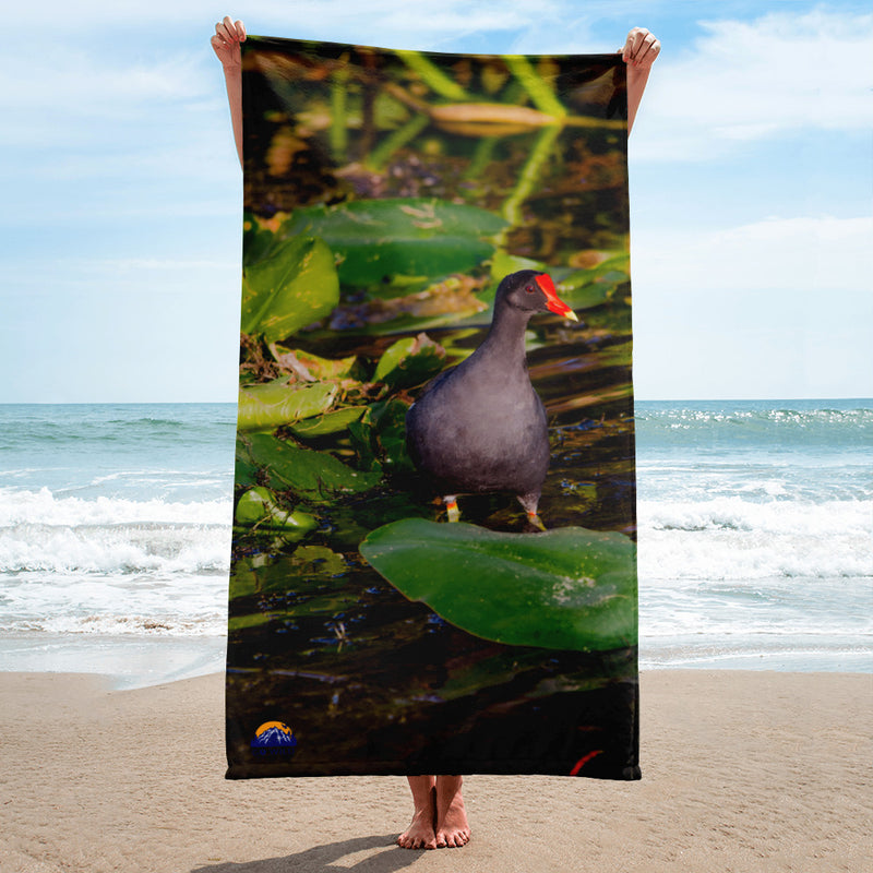Common Moorhen Towel - Go Wild Photography [description]  [price]