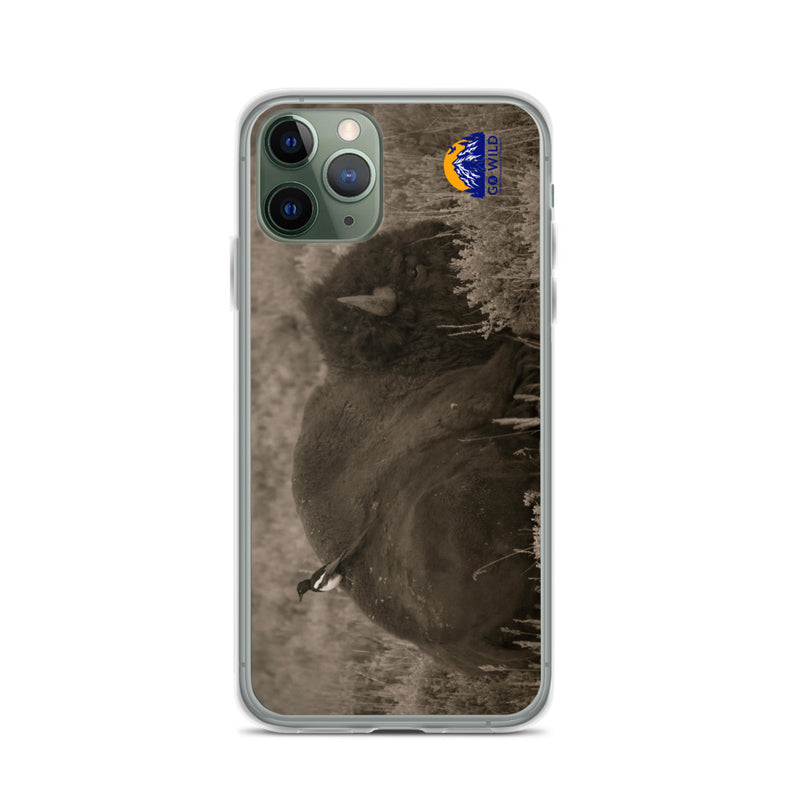 The Bison and the Magpie iPhone Case - Go Wild Photography [description]  [price]
